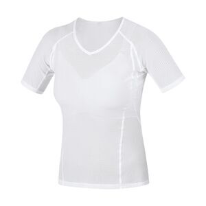 Gore Wear Ski Outdoor Base Layer Shirt. Short Sleeve, Women's Large (40), White